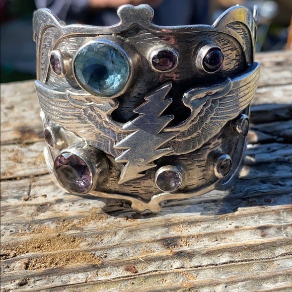 Grateful Dead Jewelry - Badass handcrafted Grateful Dead cuff